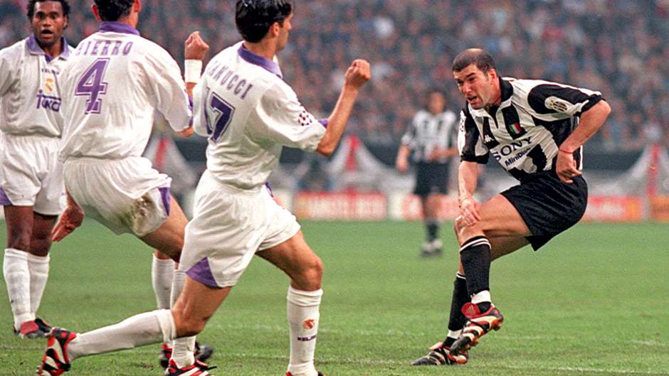 Zinedine Zidane 1998 Champions League final Real Madrid ...