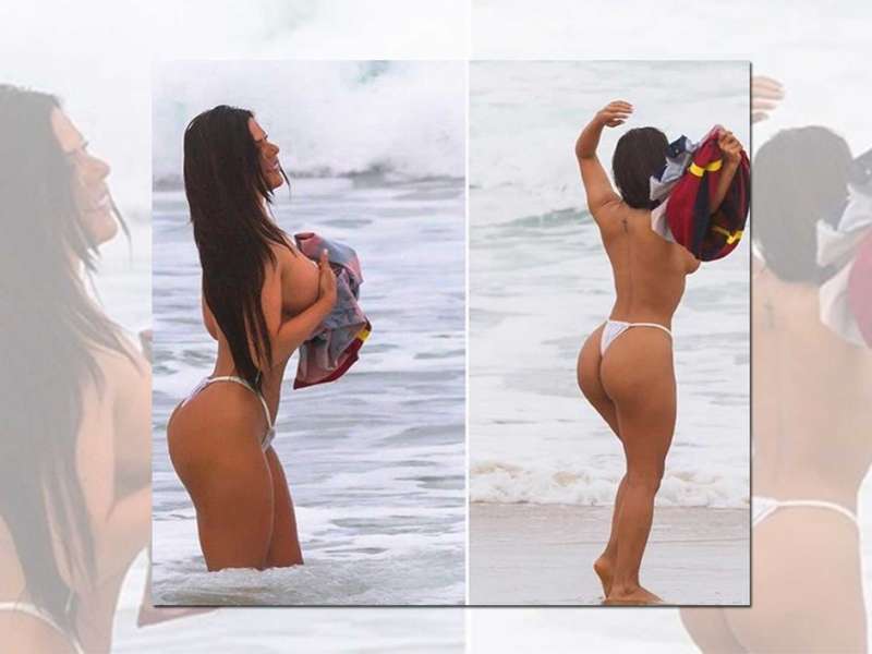 Con Lionel Messi en el medio: Miss Bum Bum vs. Antonella ...