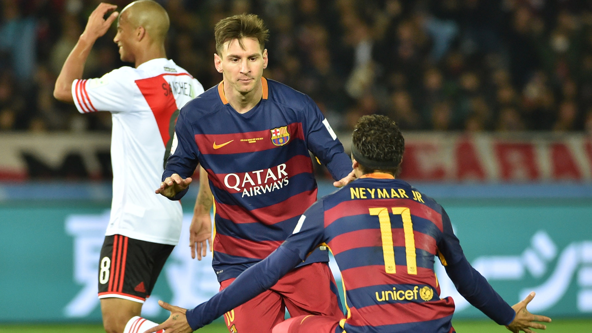 Lionel Messi Neymar River Plate v Barcelona FIFA Club World Cup 20122015