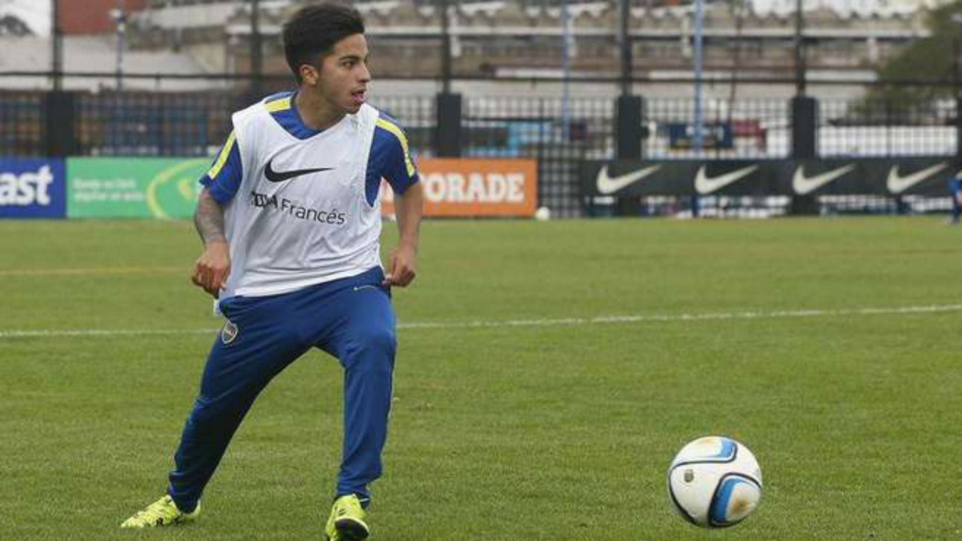 Nahuel Cisneros, juvenil de Boca. 2015
