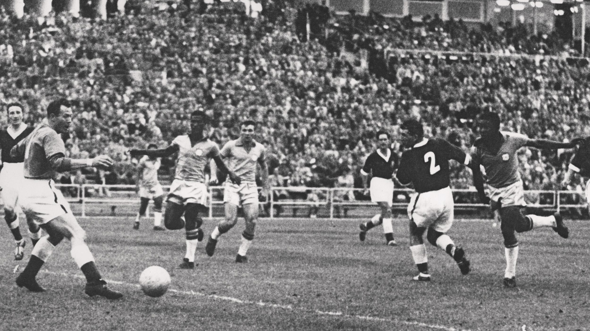 Pele Wales v Brazil 1958 World Cup - Goal.com