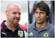 Sean Dyche Burnley Antonio Conte Chelsea Premier League
