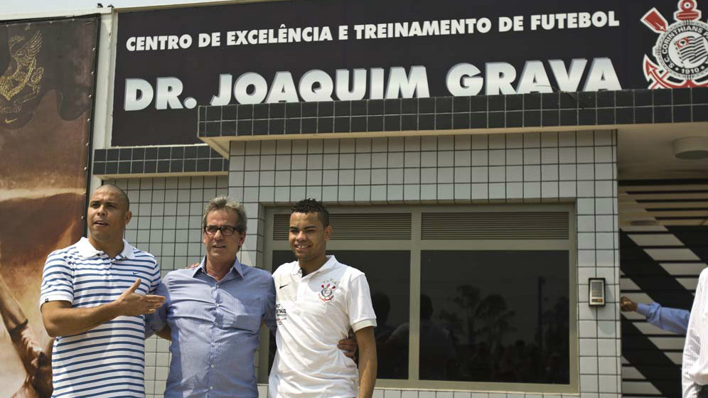 Ronaldo, Dentinho e Joaquim Grava - Corinthians