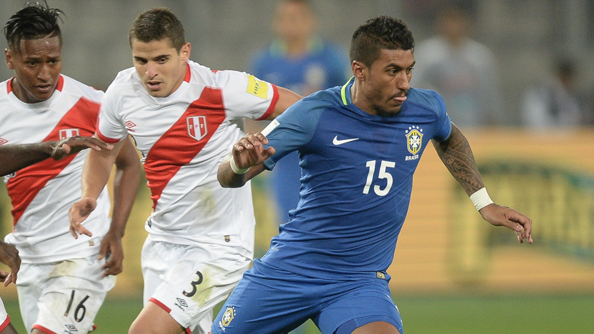 Paulinho Peru Brasil Eliminatorias 2018 16112016