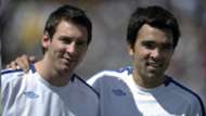 Messi e Deco 18 07 2010 jogo festivo
