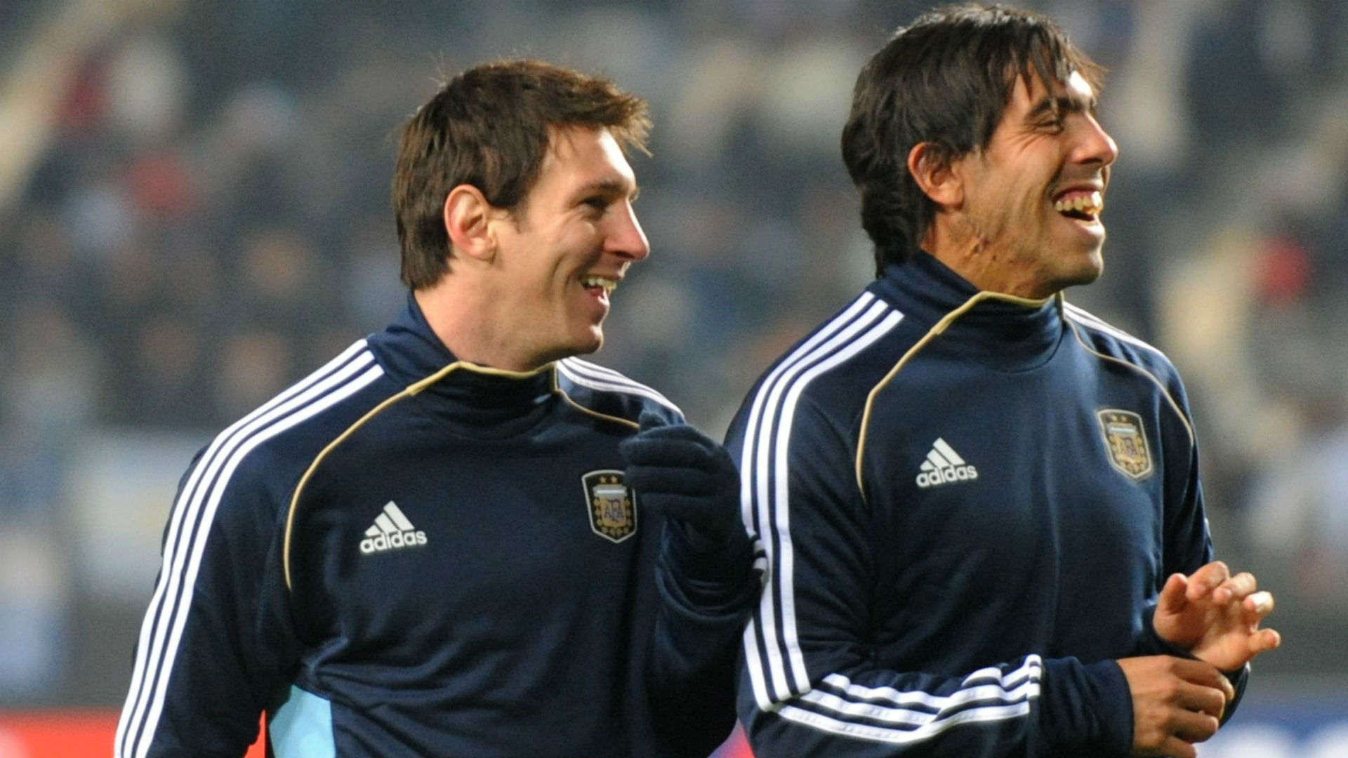 Messi Tevez