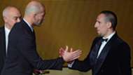 Franck Ribery Zinedine Zidane 2013 Ballon dOr Gala 13012014
