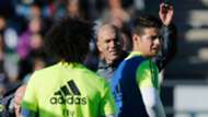 James Rodríguez con Zidane Real Madrid
