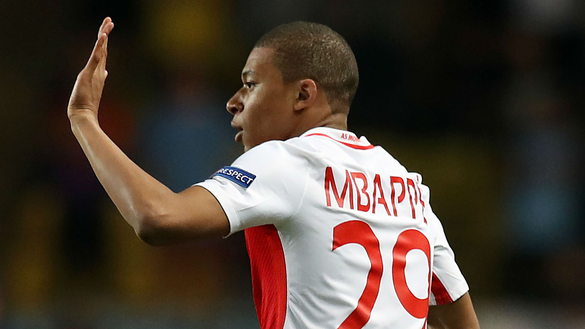 Kylian Mbappé Monaco Manchester City Champions League 15032017