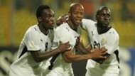 Michael Essien, Junior Agogo & Quincy Owusu-Abeyie of Ghana