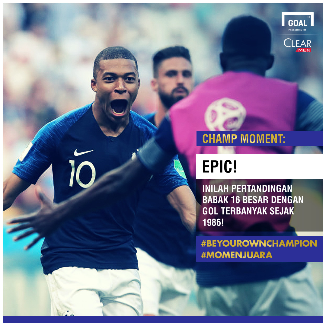 Champ Moment Piala Dunia 2018 Prancis Vs Argentina Produksi Duel