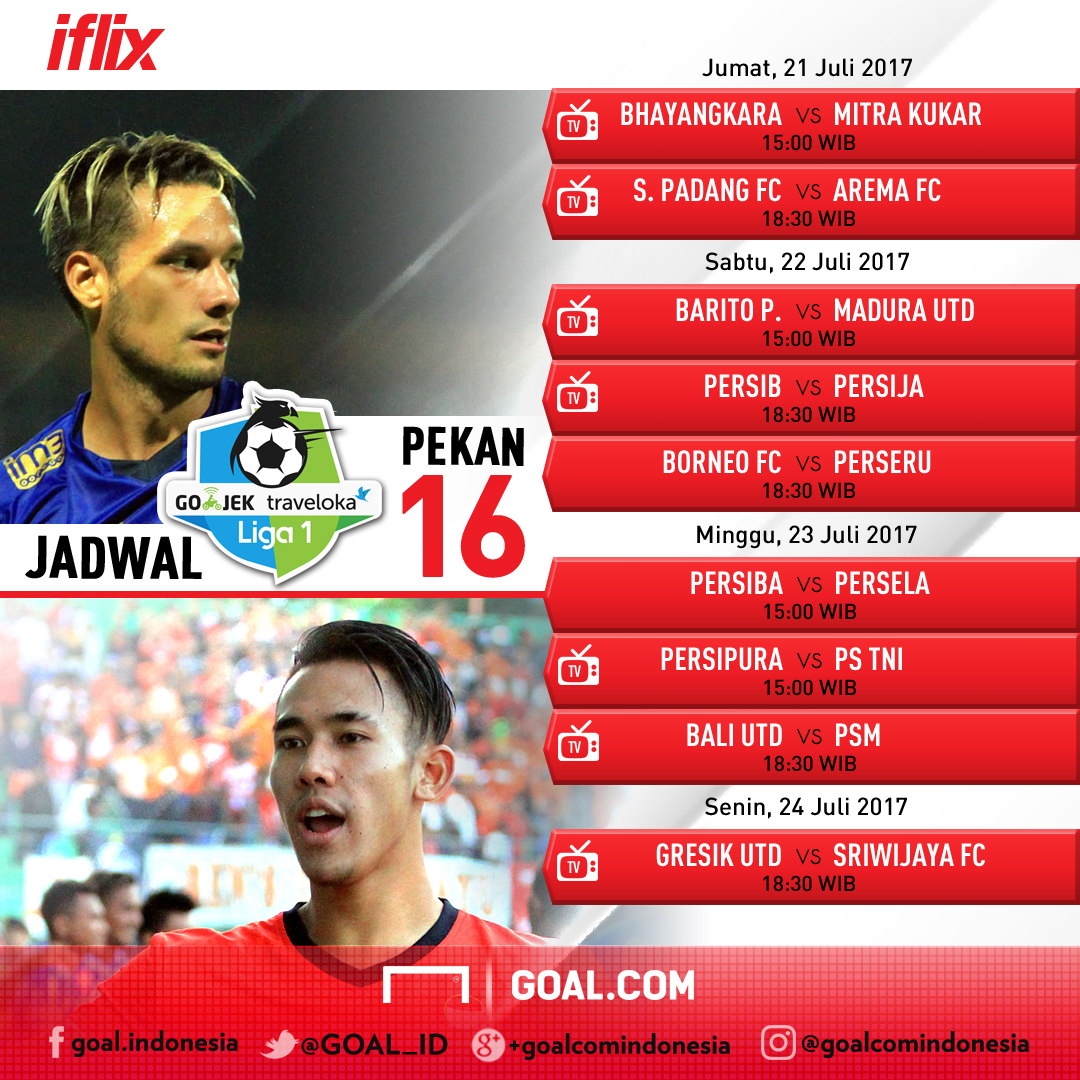 jadwal liga 1 sriwijaya fc