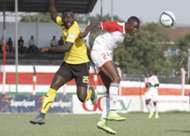 Tusker defender Eugine Asike v Ulinzi Stars