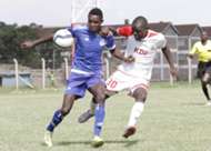 Ulinzi Stars striker Kevin Amwayi v City Stars