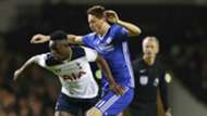 Victor Wanyama in action against Chelsea