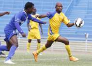 Bandari striker Shaban Kenga in action against St. Lupopo of DRC Congo on Sunday