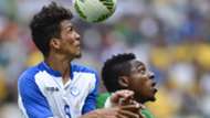 Kingsley Madu of Nigeria and Allans Vargas of Honduras