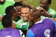 Peter Odemwingie Juwon Oshaniwa Nigeria 2014 WORLD CUP GROUP F (06222014)