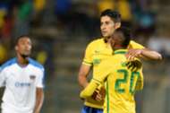 Leonardo Castro and Khama Billiat, Mamelodi Sundowns, February 2016.