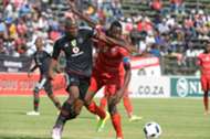 Tendai Ndoro of Pirates & Frederic Nsabiyumva