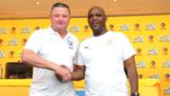 Gavin Hunt and Pitso Mosimane
