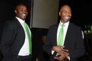 Aaron Mokoena and Lucas Radebe