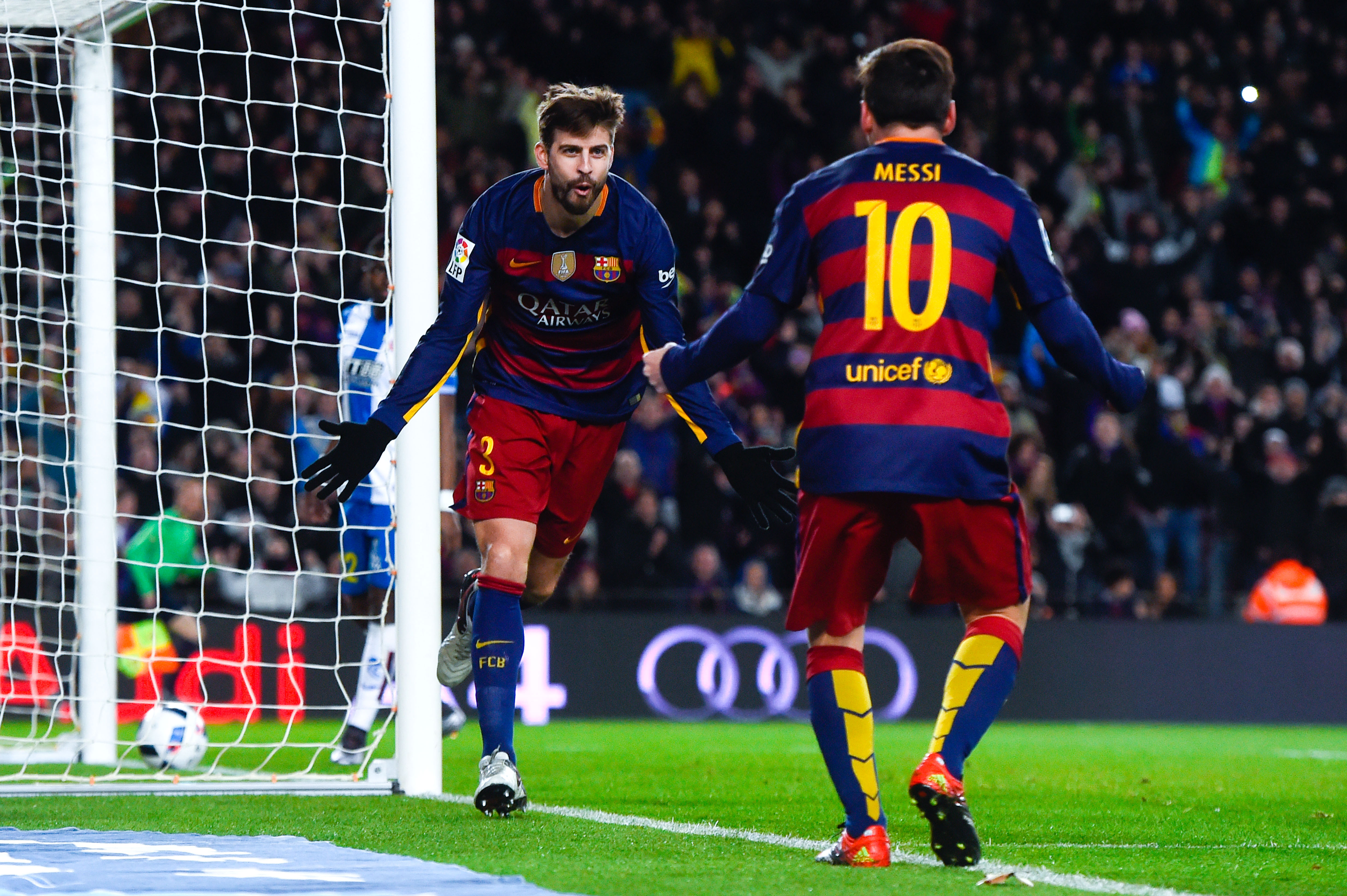 Gerard Pique & Lionel Messi