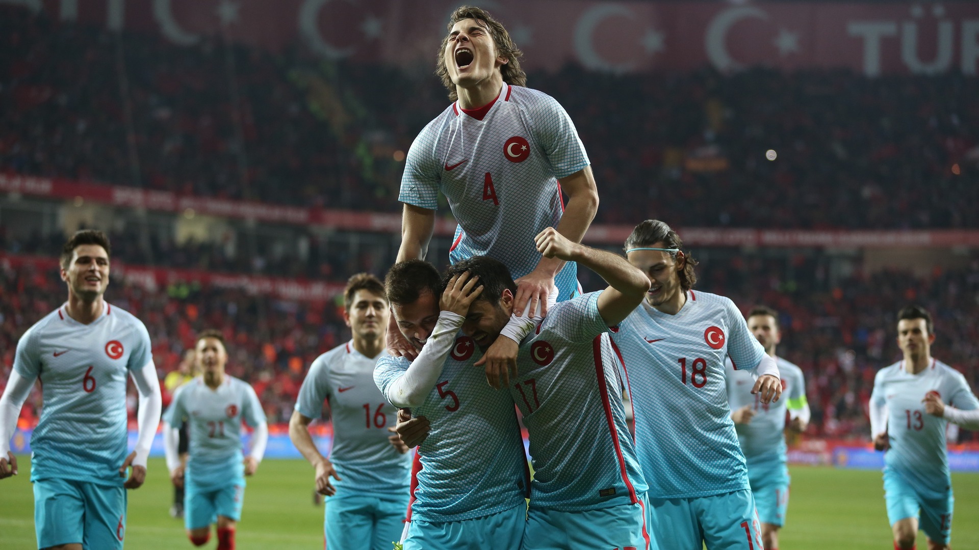 Turkey goal celebration Caglar Soyuncu 2732017