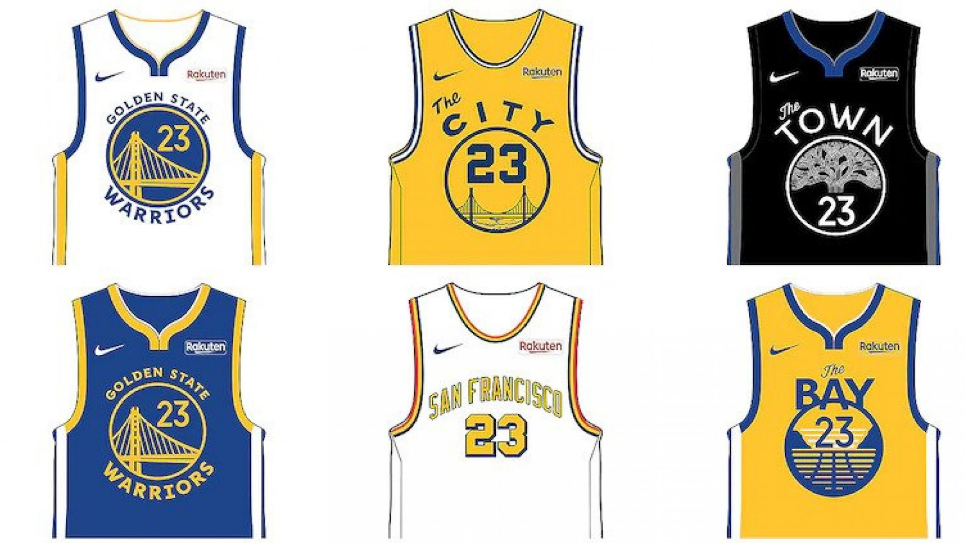Camiseta unset de los warriors 2020