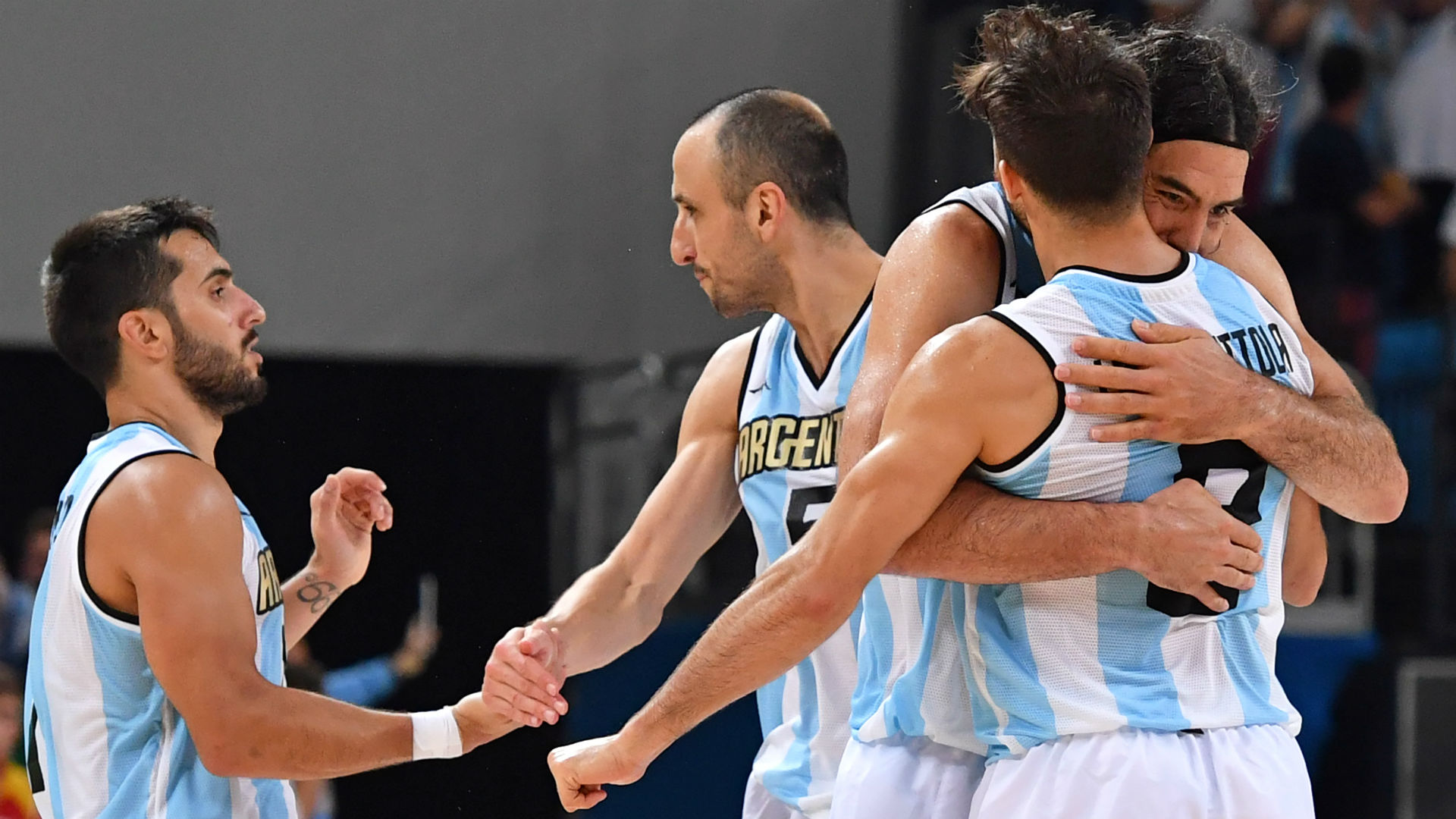 Facundo Campazzo, Manu Ginóbili, Nicolás Laprovittola