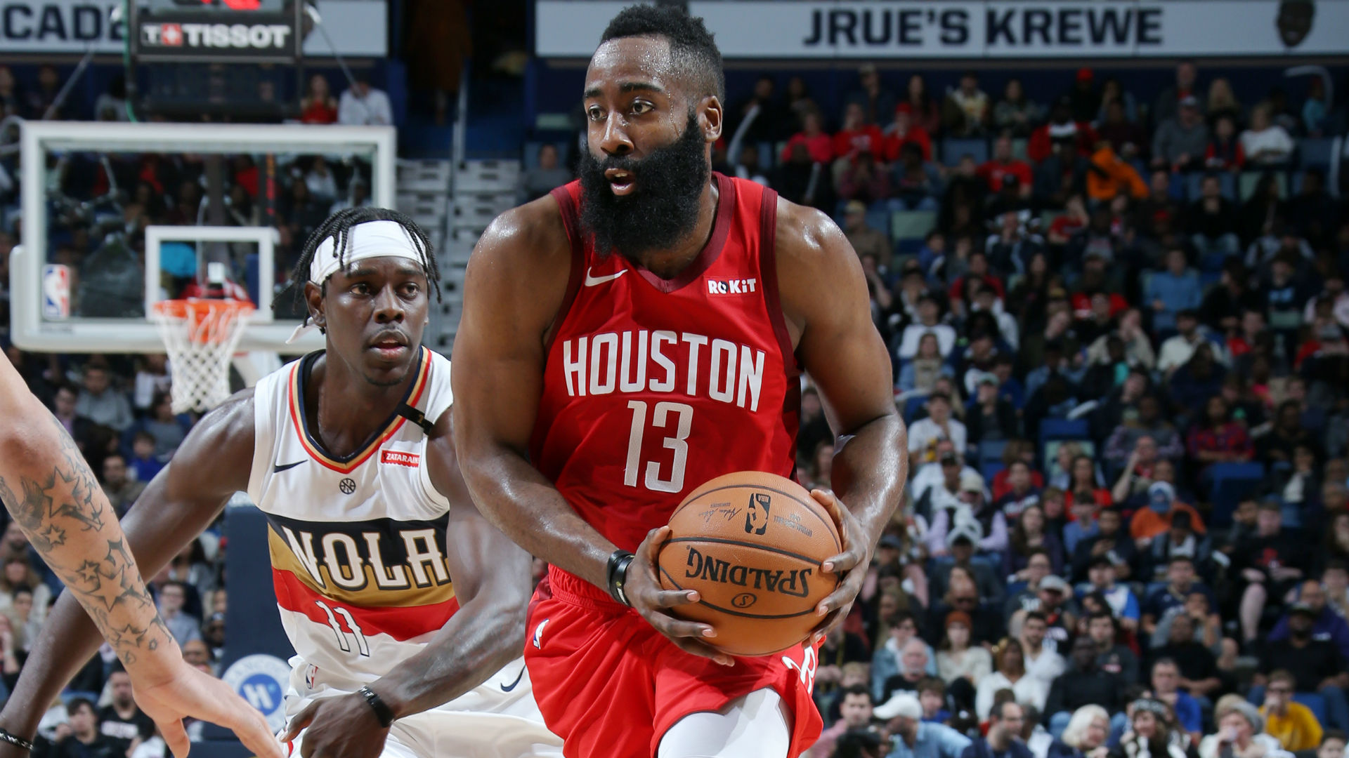 James Harden scores 41 as Rockets earn close win over Pelicans | NBA.com Canada | The ...