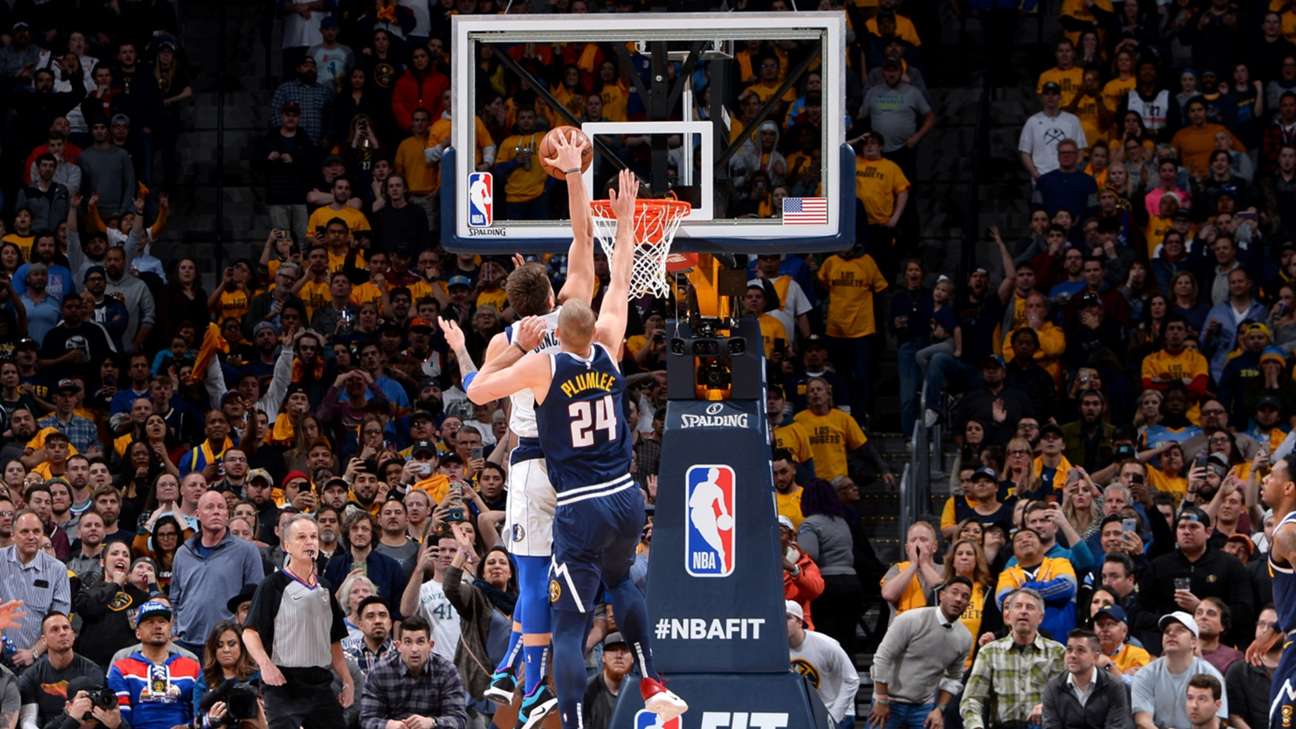 Luka Doncic entra a canasta en el partido ante Nuggets (Foto: NBA).