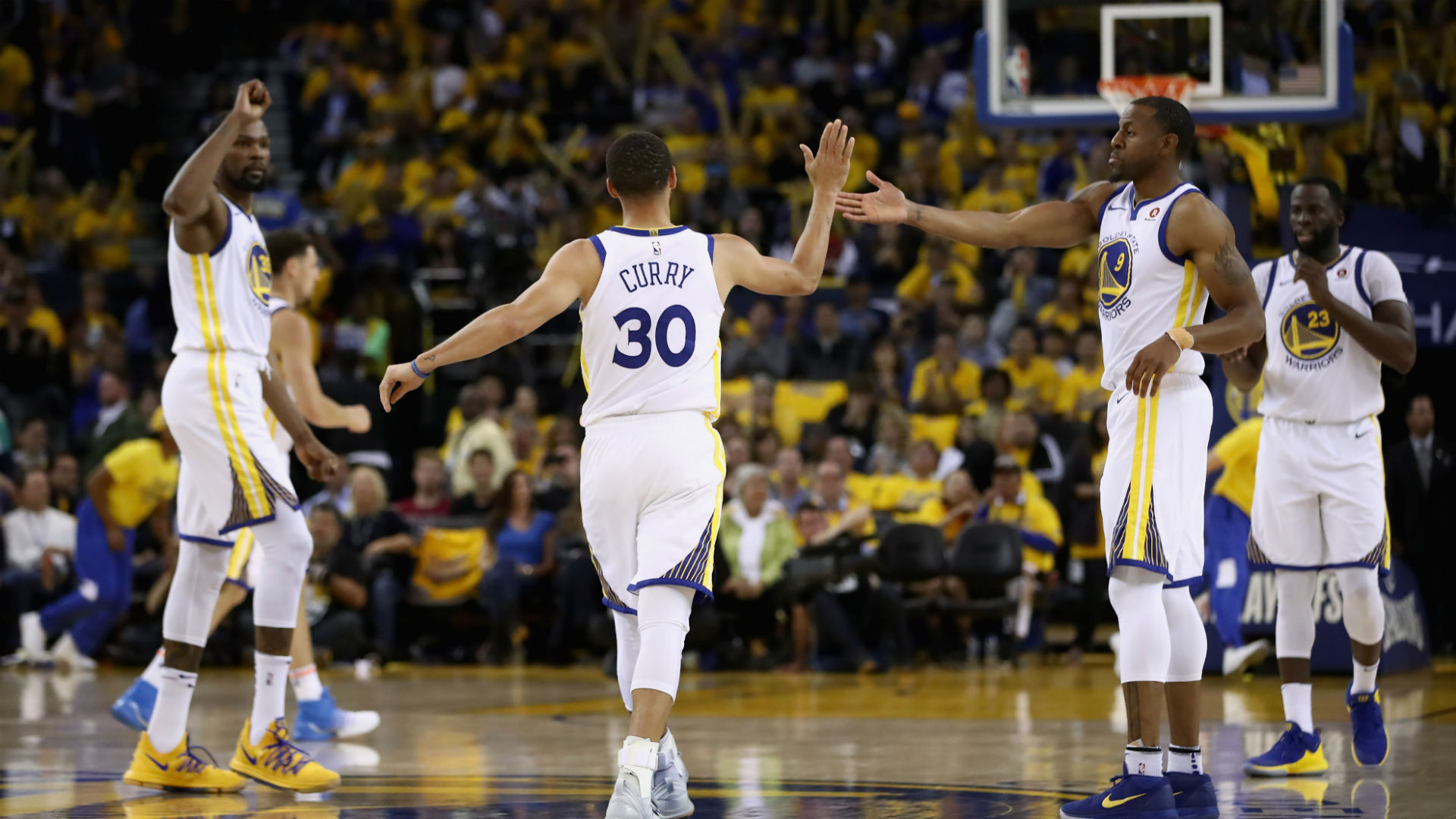 The Warriors' 'Hamptons Five' lineup has taken over the 2018 NBA playoffs | NBA.com ...