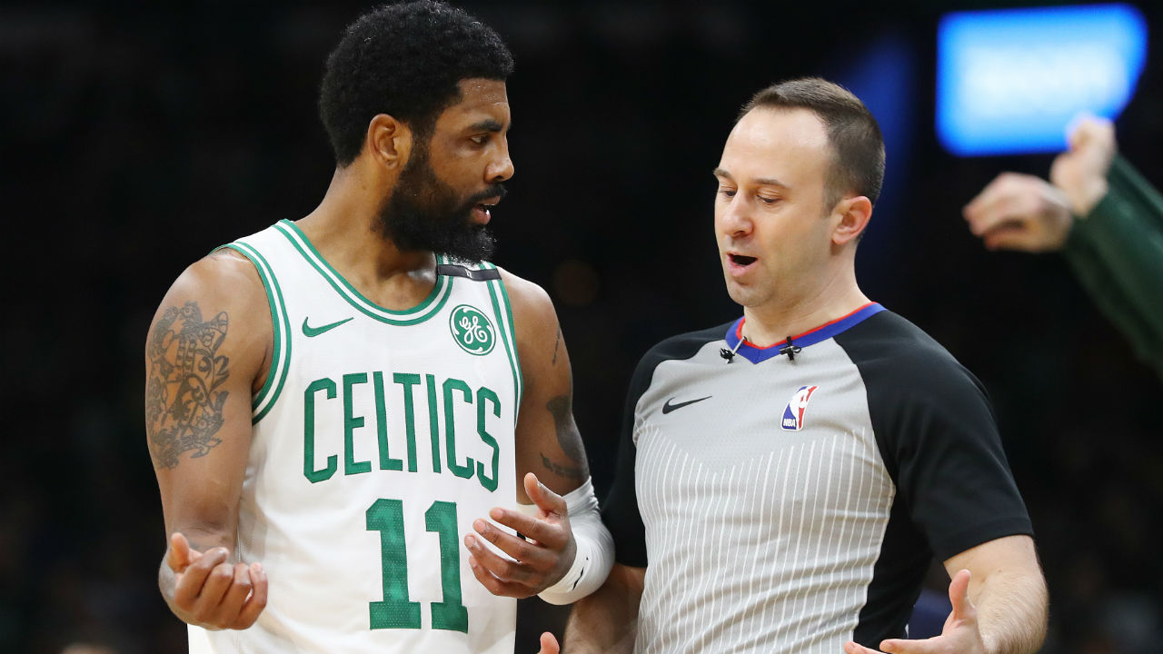 NBA Playoffs 2019: Kyrie Irving left frustrated by Giannis ...