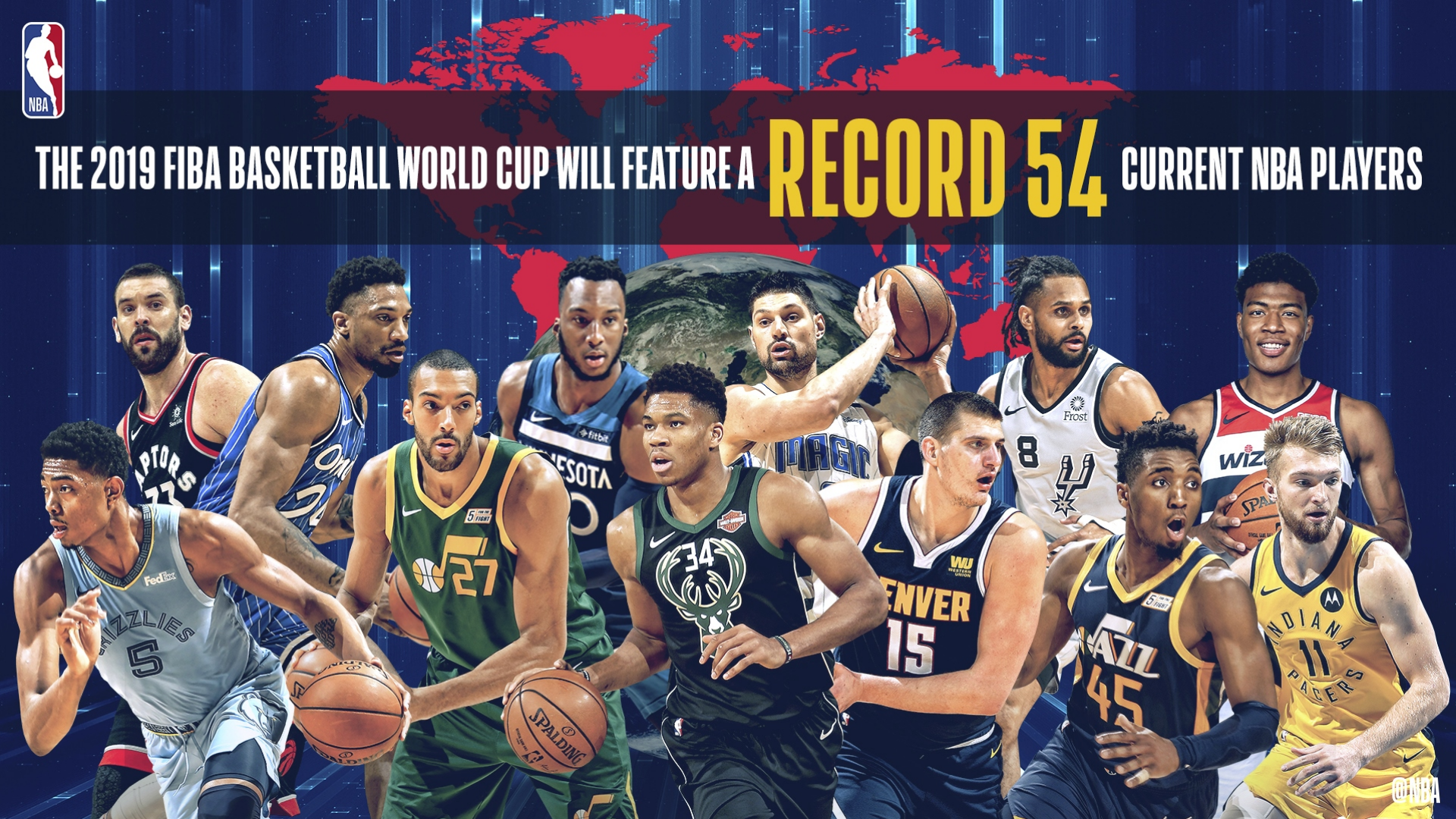 Record 54 Current NBA Players To Compete In 2019 FIBA Basketball World ...