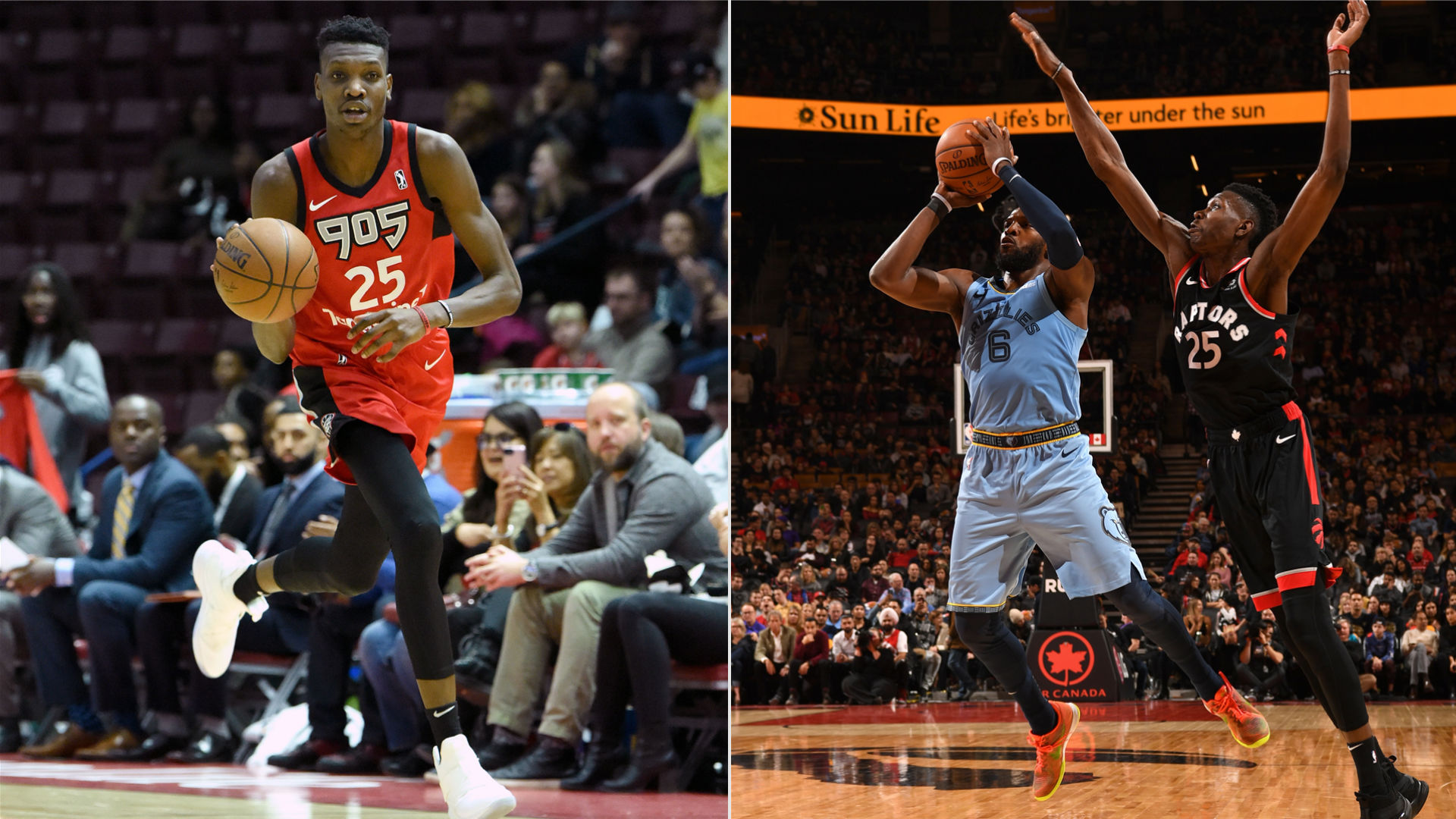 The life of a two-way player: Chris Boucher, Jordan Loyd pick up wins for Raptors 905, Toronto ...