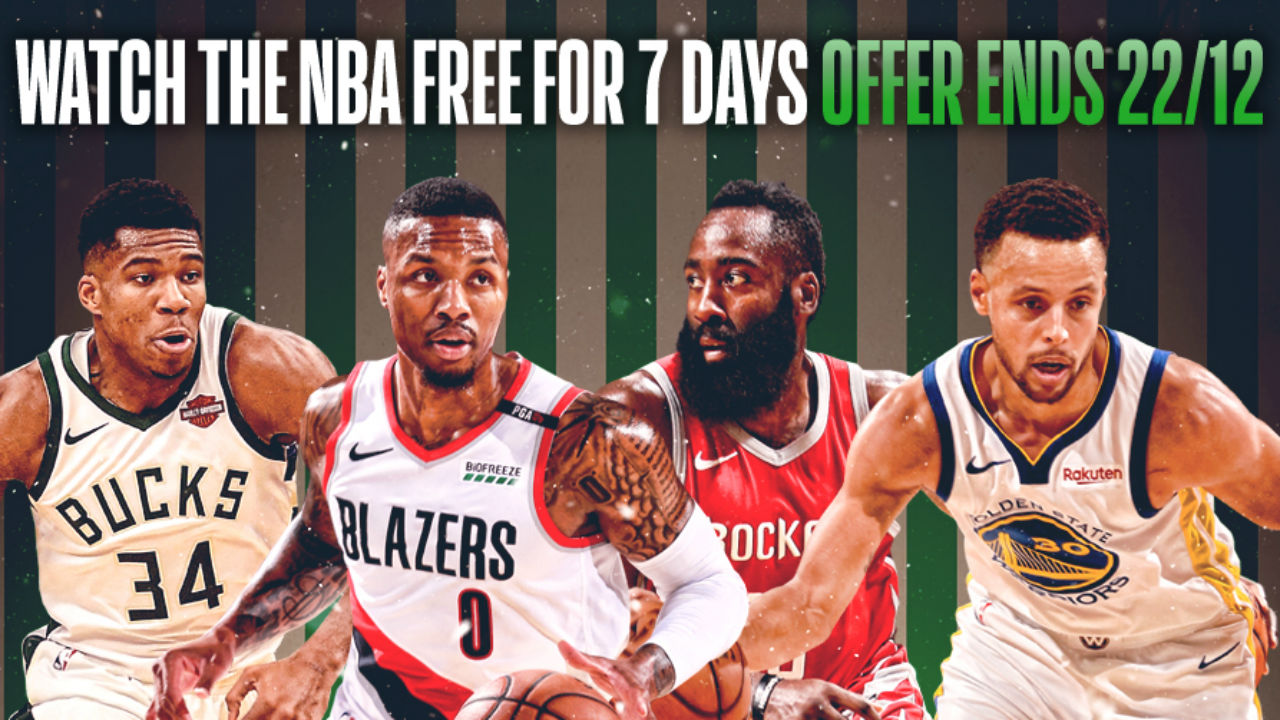 Sign up now and claim your FREE 7day NBA League Pass trial