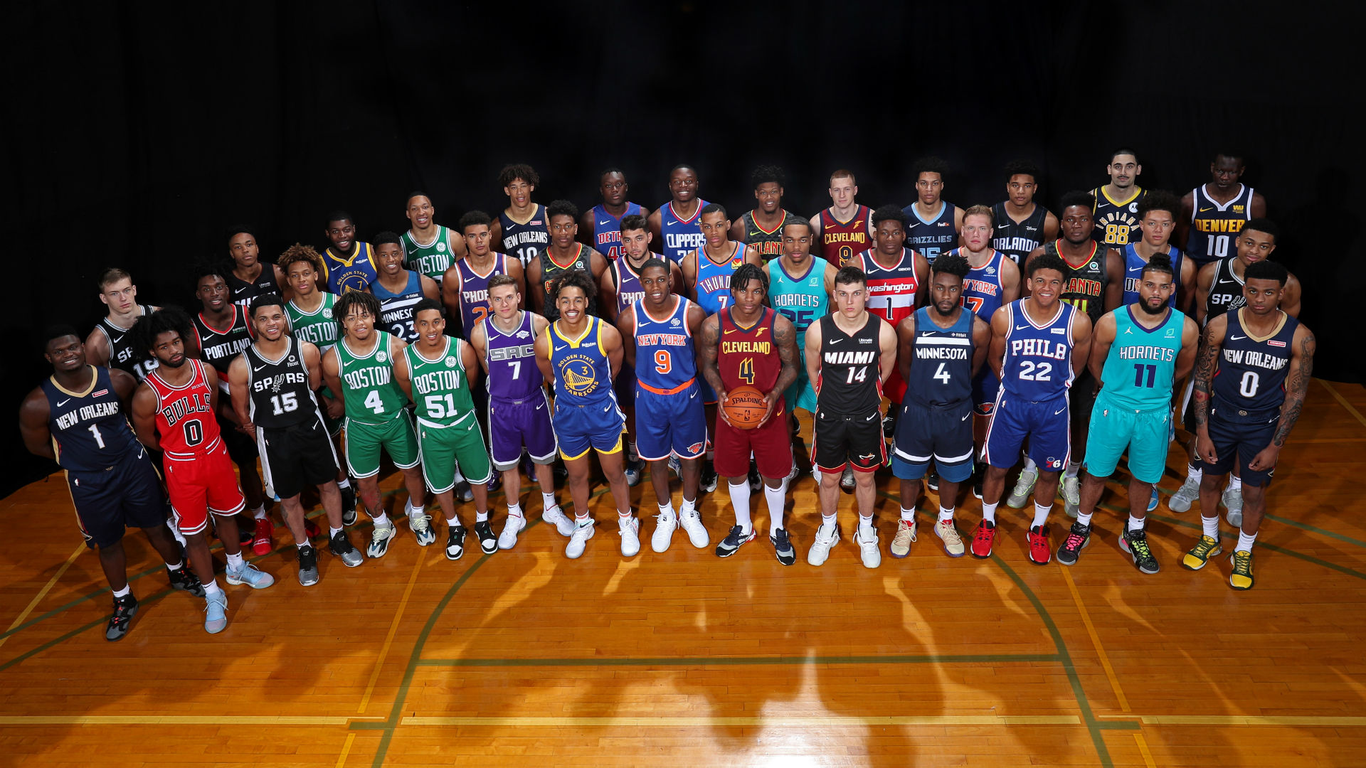 Best sights and sounds from the 2019 NBA Rookie Photo Shoot