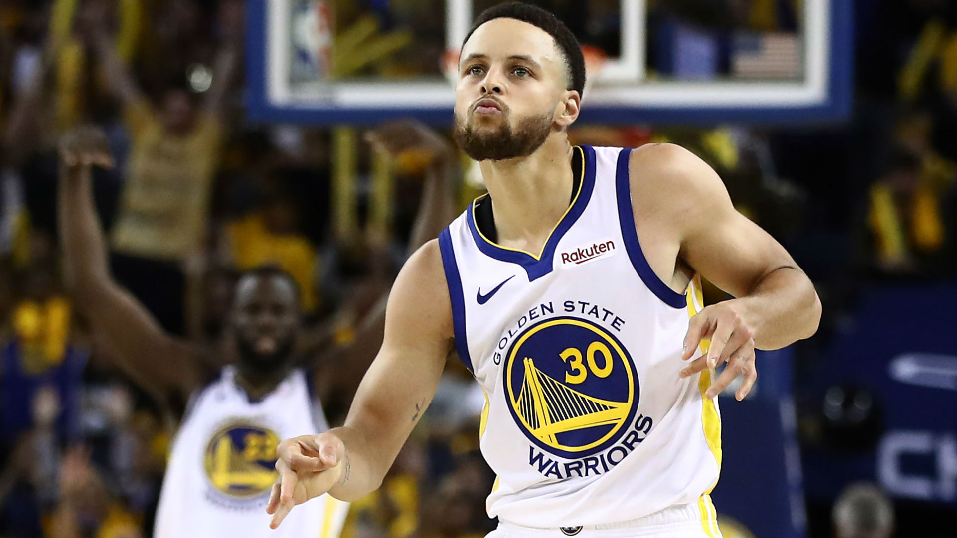 NBA Playoffs 2019: Stephen Curry passes Ray Allen, breaks all-time playoff 3-point ...
