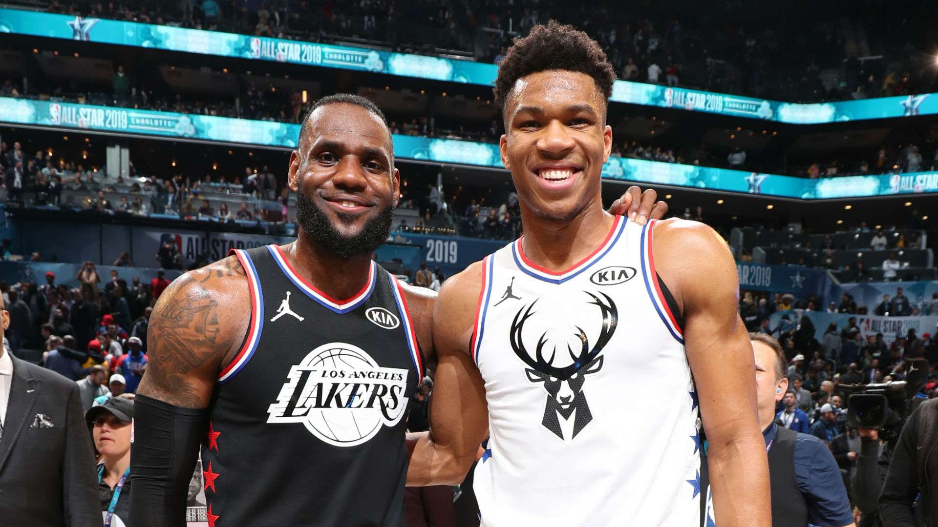 “lebron james giannis antetokounmpo shaq”的图片搜索结果