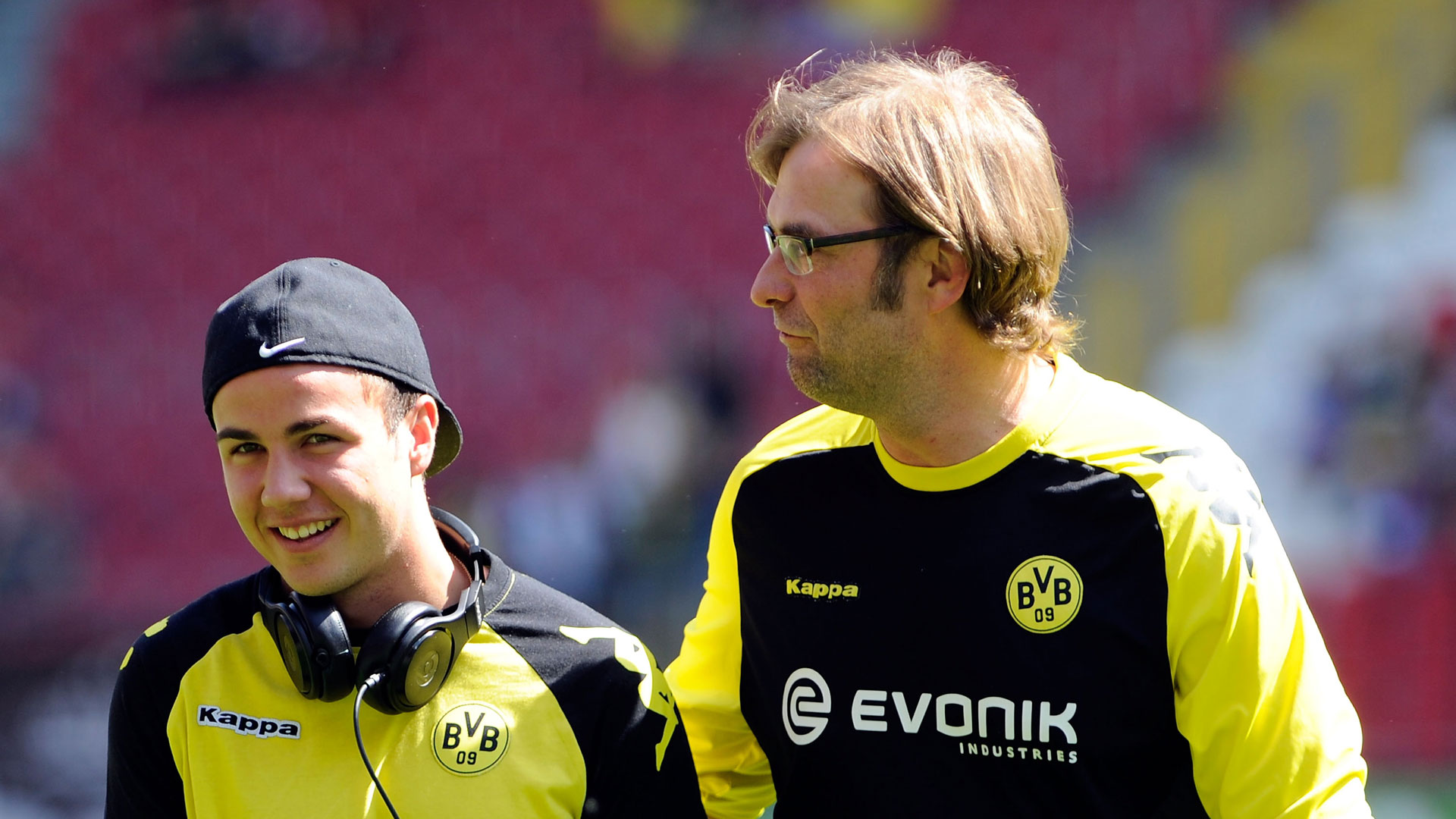  Mario Götze Jürgen Klopp Borussia Dortmund 28042012 