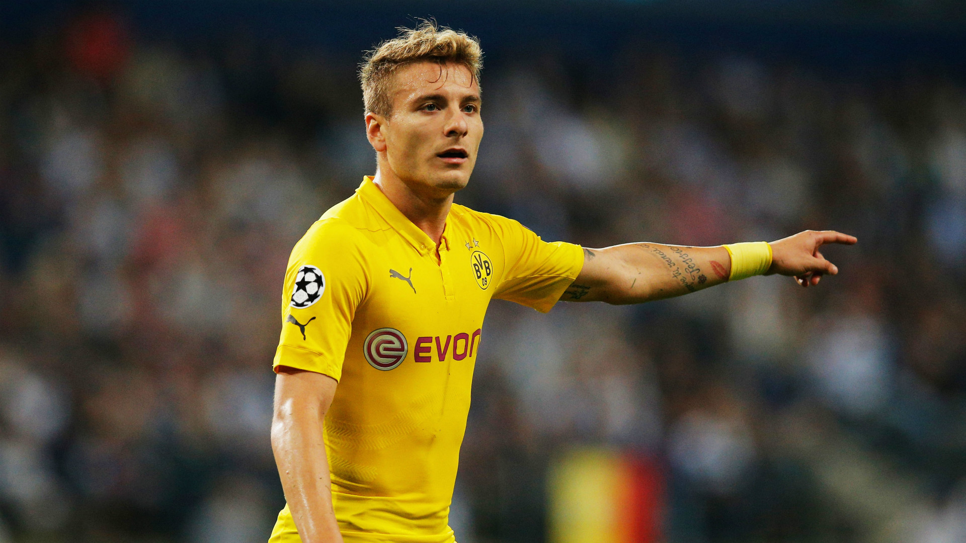 CIRO IMMOBILE BORUSSIA DORTMUND CHAMPIONS LEAGUE 10012014 ...