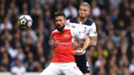 Olivier Giroud Arsenal Tottenham Premier League 30042017
