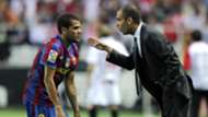 Dani Alves Pep Guardiola FC Barcelona 01182010