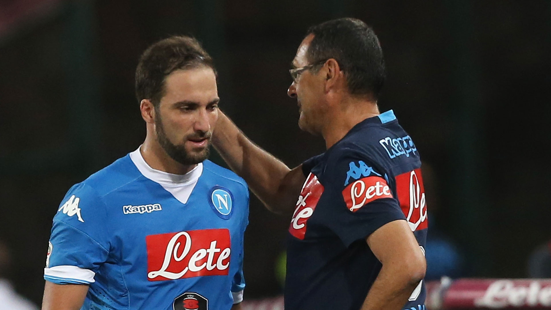 Gonzalo Higuain, Maurizio Sarri 09262015
