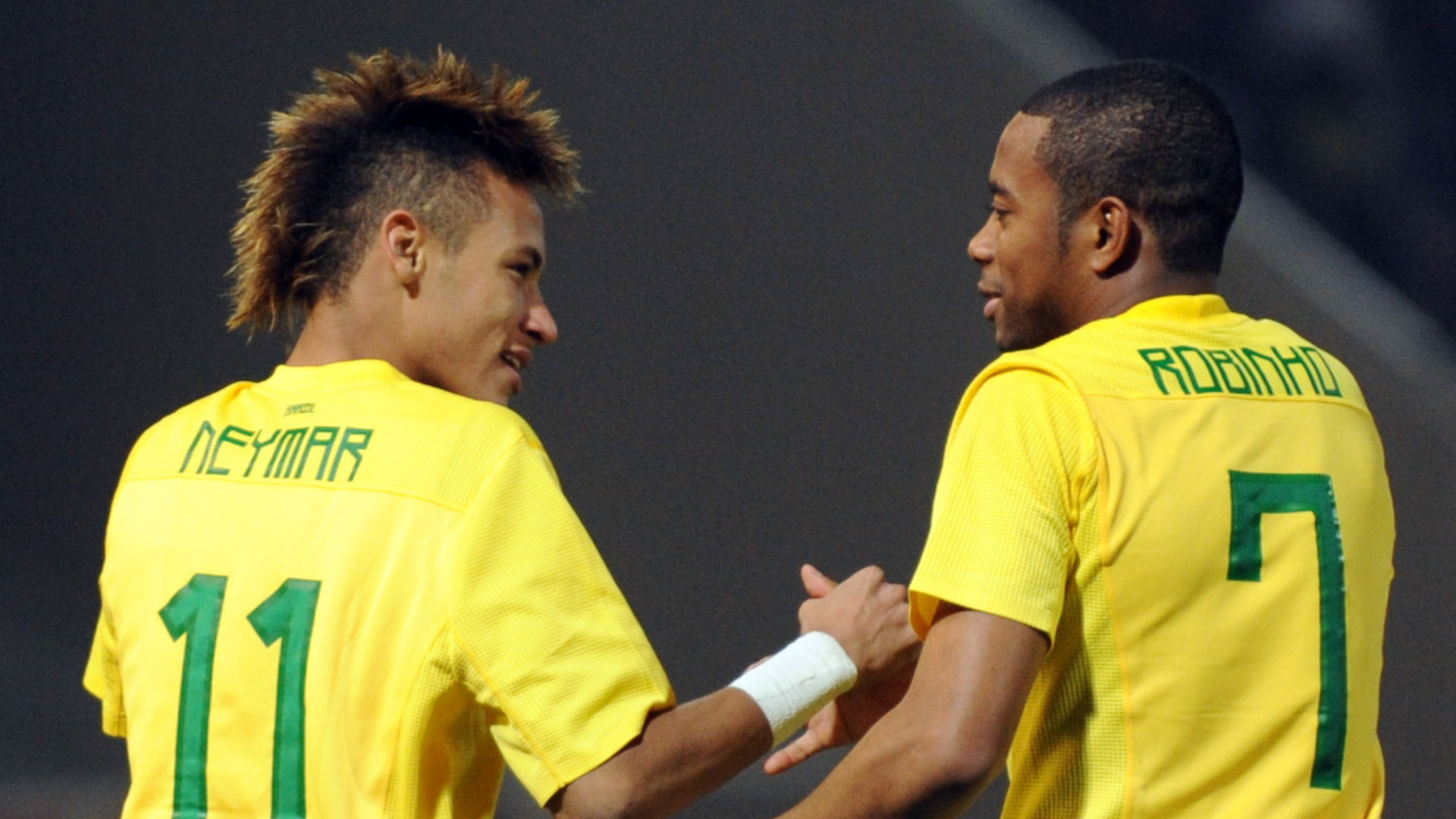 Neymar Robinho Brazil