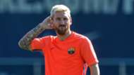 Lionel Messi Barcelona training