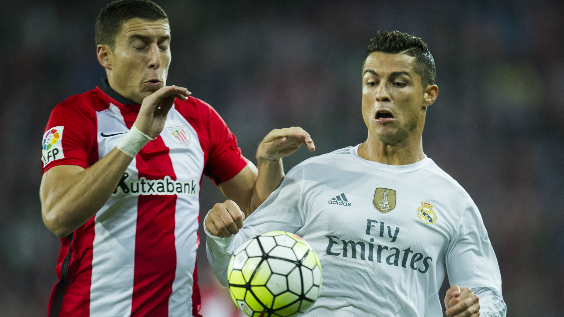Cristiano Ronaldo Oscar De Marcos Athletic Bilbao Real Madrid La Liga 09232015