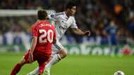 James Rodriguez Adam Lallana Real Madrid Liverpool UEFA Champions League 11042014
