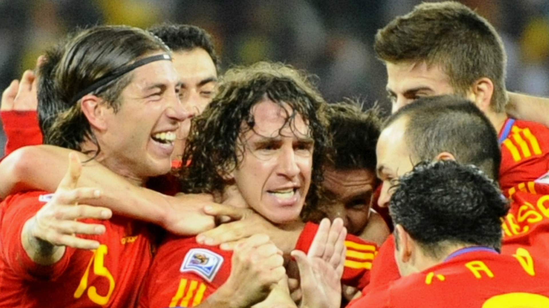 carles puyol spain germany wc 2010